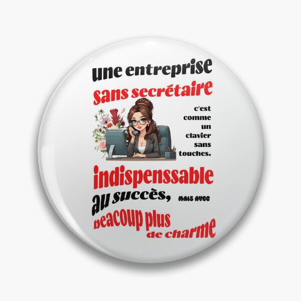 Item preview, A company without a secretary is like a keyboard without keys, essential to success, but with much more charm designed and sold by jean giosi.