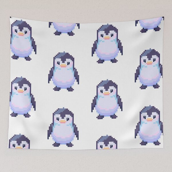 Item preview, Short but brave Penguin  - pixel art designed and sold by octoboobs.