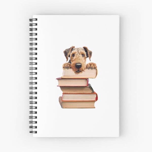 Item preview, Airedale Terrier And Books designed and sold by TheAnimalZ00.