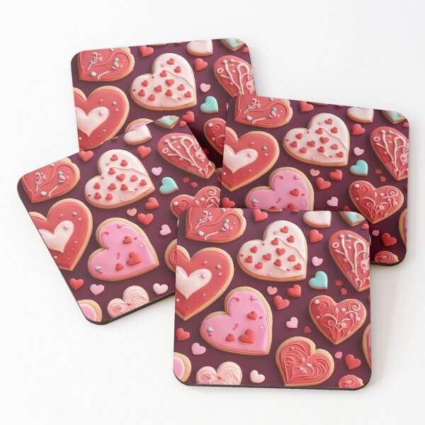 Item preview, Valentines Day Cookies Hearts designed and sold by Stephanie Laird.