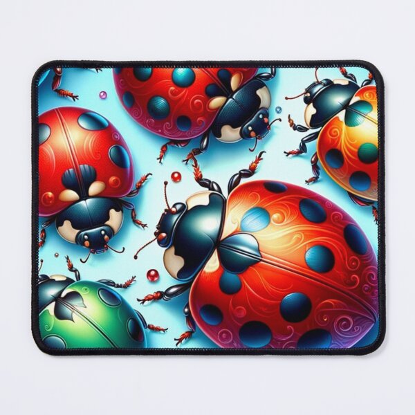 Item preview, Vibrant Ladybug Fantasy Artwork designed and sold by mymagicstoreus.