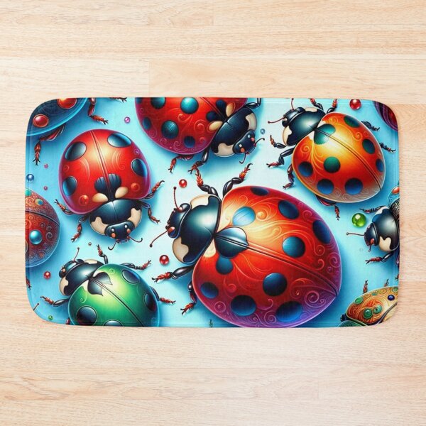 Item preview, Vibrant Ladybug Fantasy Artwork designed and sold by mymagicstoreus.