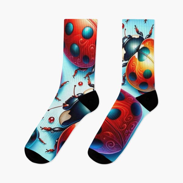 Item preview, Vibrant Ladybug Fantasy Artwork designed and sold by mymagicstoreus.