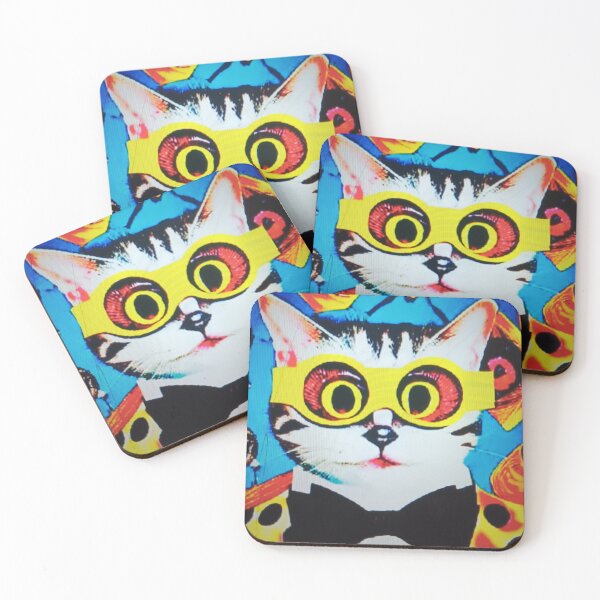 Item preview, Kitty cat pop art designed and sold by Flowerslaps.