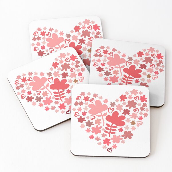 Item preview, Hearts and flowers designed and sold by designfieldNYC.