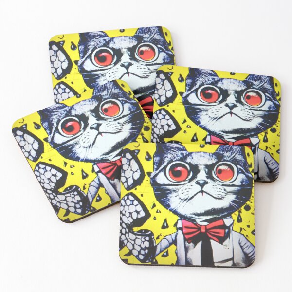 Item preview, Kitty cat pop art designed and sold by Flowerslaps.