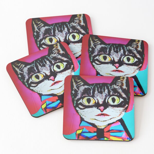 Item preview, Kitty cat pop art designed and sold by Flowerslaps.
