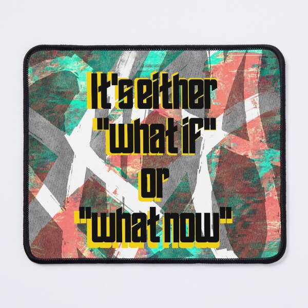Item preview, Abstract Cyan Pink: 'What If' or 'What Now' designed and sold by ArtCee-Vibes.