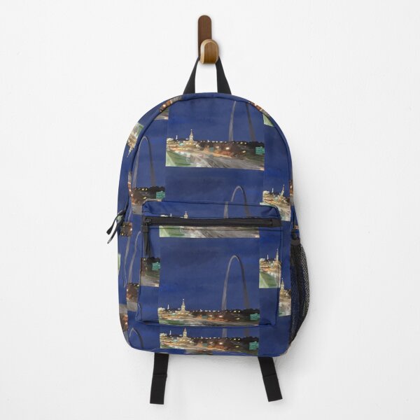 Item preview, Saint Louis Night Skyline designed and sold by AStitchOfWisdom.