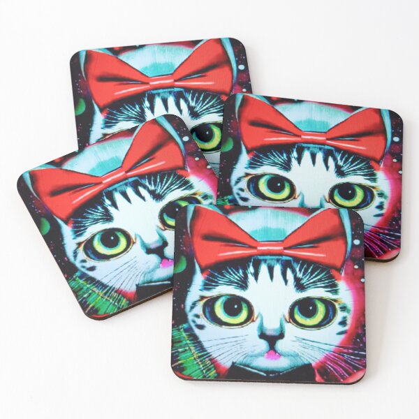 Item preview, Kitty cat pop art designed and sold by Flowerslaps.