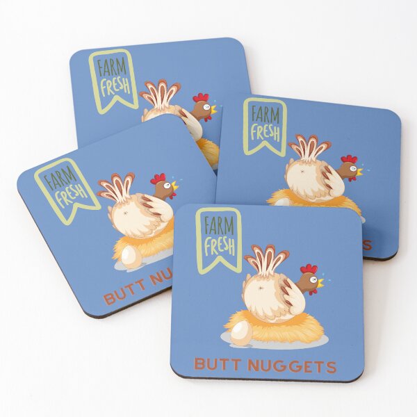 Item preview, Farm Fresh Butt Nuggets Backyard Chickens designed and sold by Thewelllife.