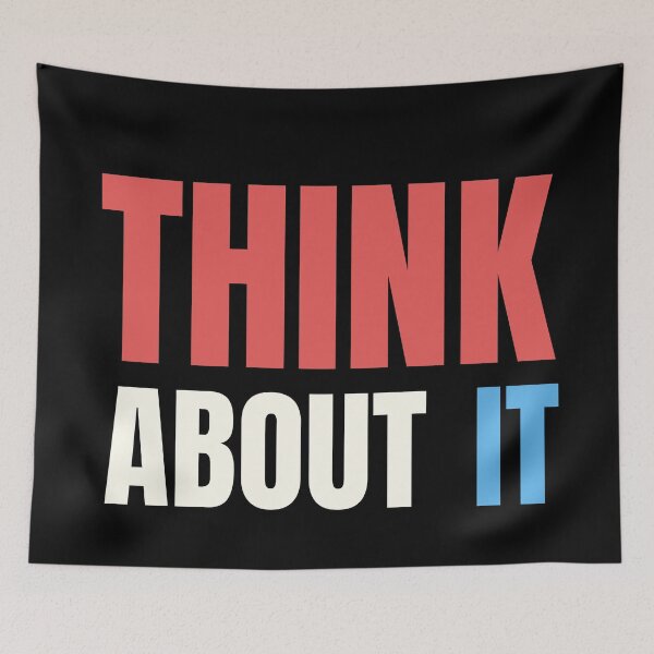 Item preview, Think About It (red) designed and sold by StonegateArt.