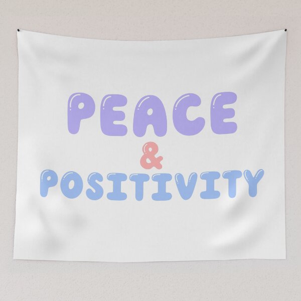 Item preview, Peace and positivity - pastel designed and sold by taffy-lemonade.