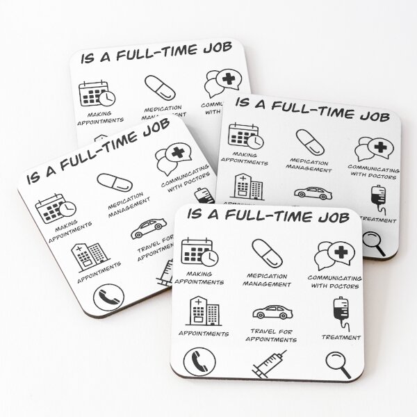 Item preview, being chronically ill is a full-time job designed and sold by Kaleigh W.