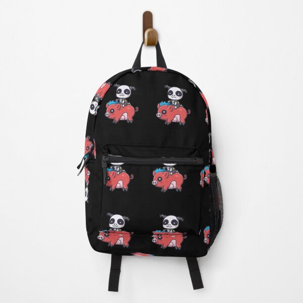 Item preview, preppy skeleton on red pig  designed and sold by bukajart.