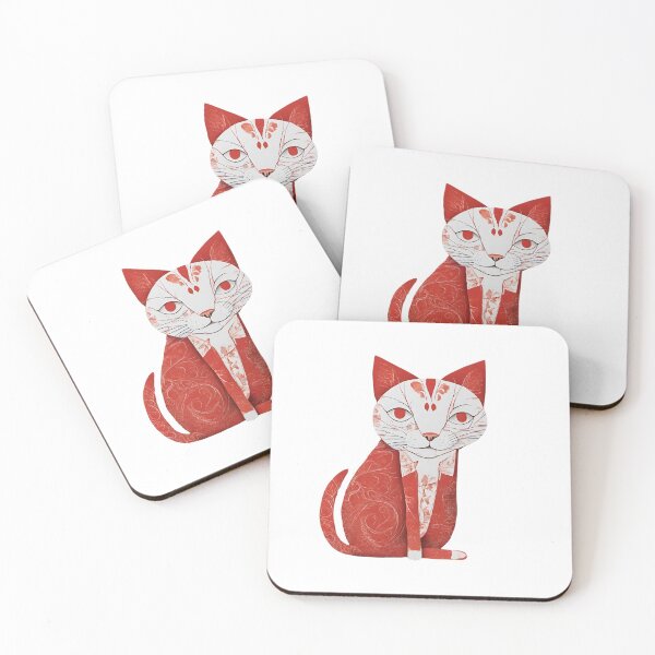 Item preview, Red cat designed and sold by Wiesława Smolińska.