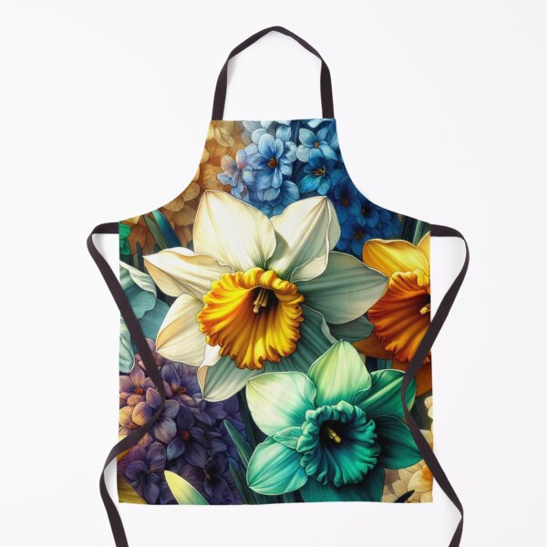 Item preview, Vibrant Spring Daffodils Art Print designed and sold by mymagicstoreus.