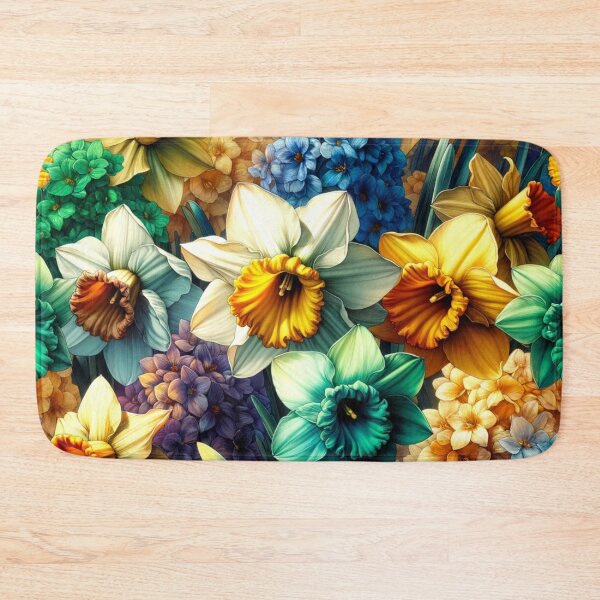 Item preview, Vibrant Spring Daffodils Art Print designed and sold by mymagicstoreus.