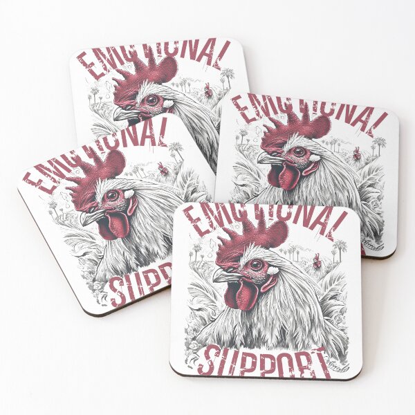 Item preview, Feeling Clucky? My Rooster is My Emotional Support (Cock-a-Doodle Humor) designed and sold by Abystoic.
