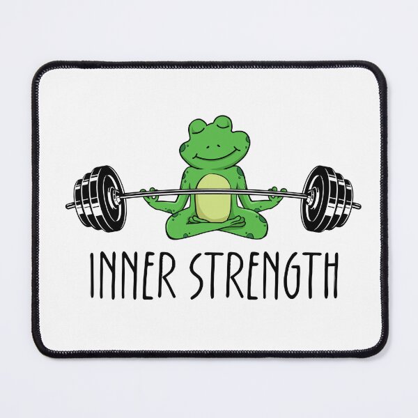 Item preview, Inner strength - frog designed and sold by taffy-lemonade.