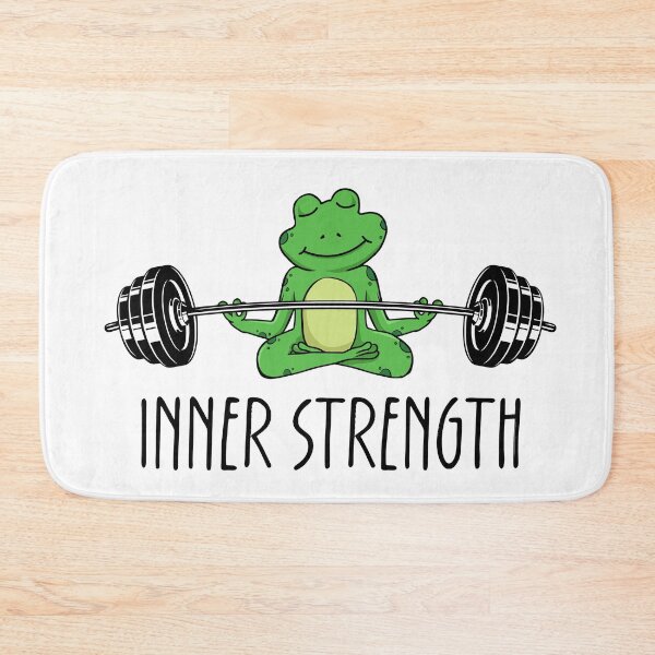 Item preview, Inner strength - frog designed and sold by taffy-lemonade.