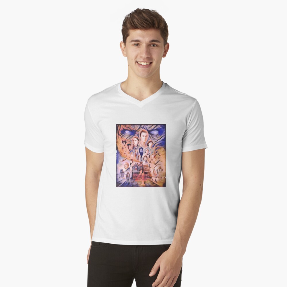 Item preview, V-Neck T-Shirt designed and sold by darfeuille.