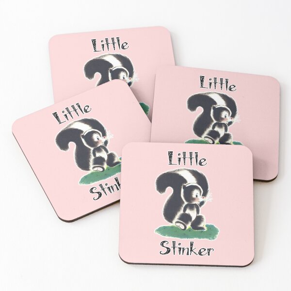 Item preview, Little Stinker cute retro skunk designed and sold by CirqueBizerk.