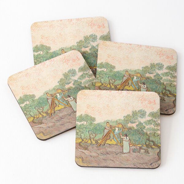 Item preview, Women Picking Olives, 1889, by van Gogh designed and sold by Suzana Djordjevic.