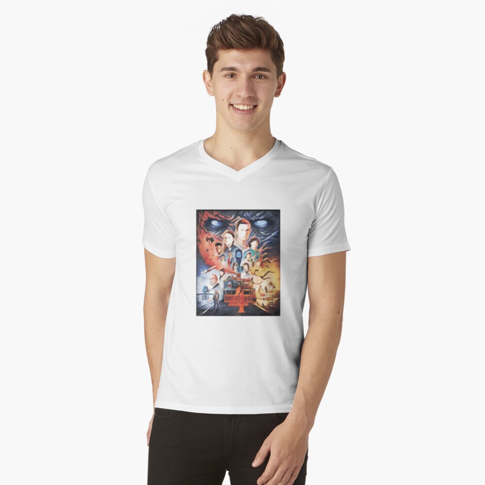 Item preview, V-Neck T-Shirt designed and sold by darfeuille.