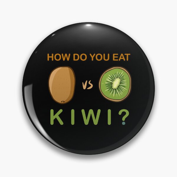 Item preview, HOW DO YOU EAT KIWI? Funny T-shirts designed and sold by CANDYFrog.