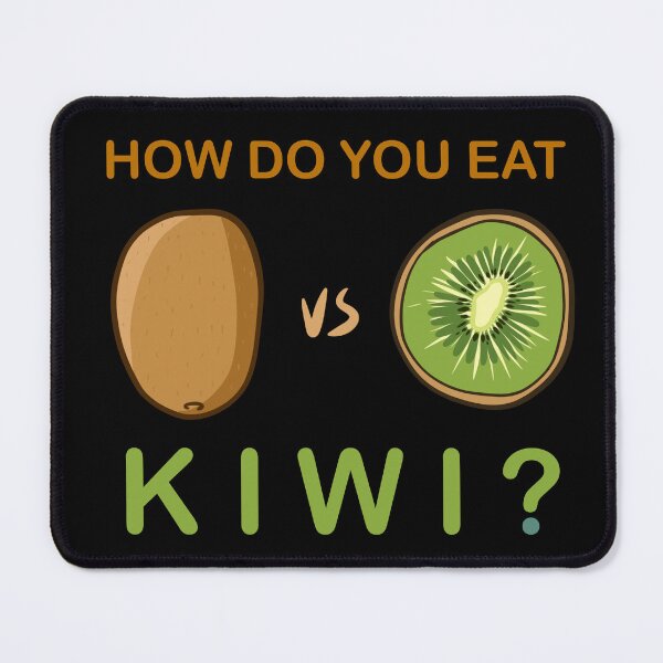 Item preview, HOW DO YOU EAT KIWI? Funny T-shirts designed and sold by CANDYFrog.