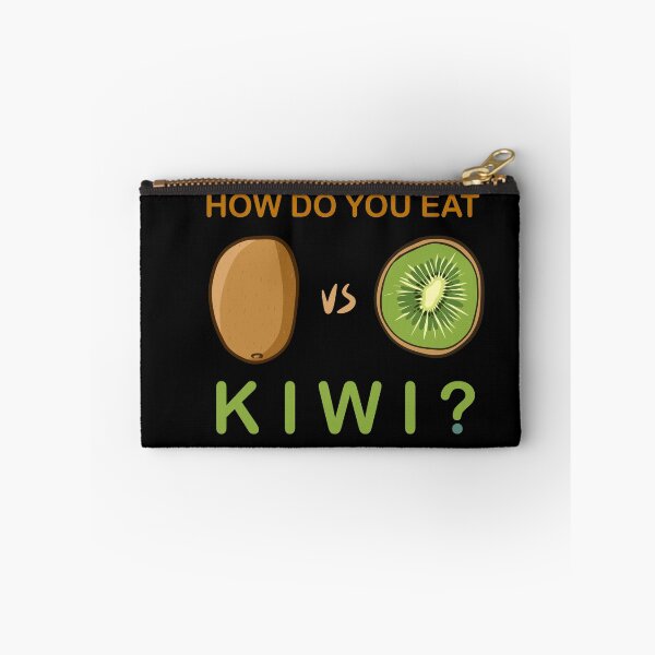 Item preview, HOW DO YOU EAT KIWI? Funny T-shirts designed and sold by CANDYFrog.