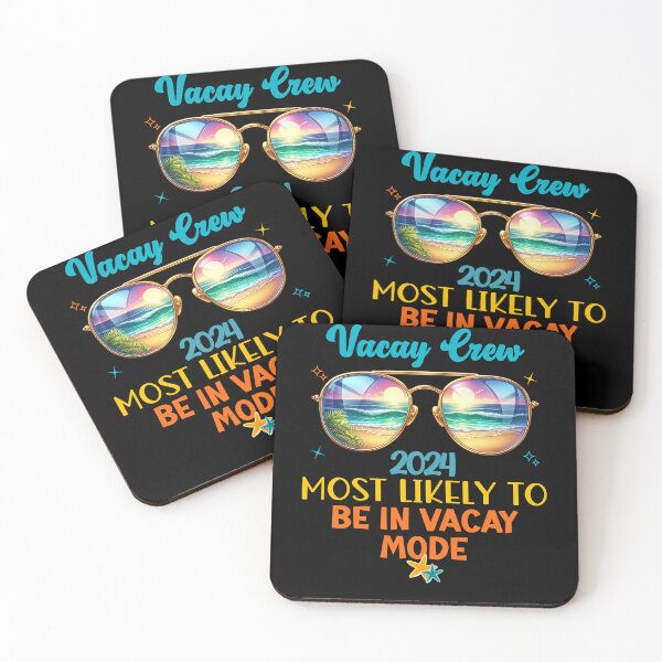 Item preview, Vacay Most Likely To Matching Cancun Jamaica Punta Cana designed and sold by PopArtDesigns.