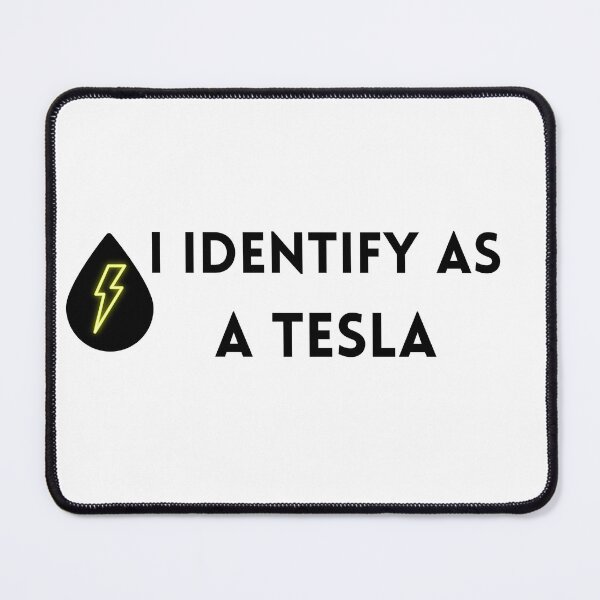 Item preview, I identify as a tesla - funny lighting bolt designed and sold by mwagie.