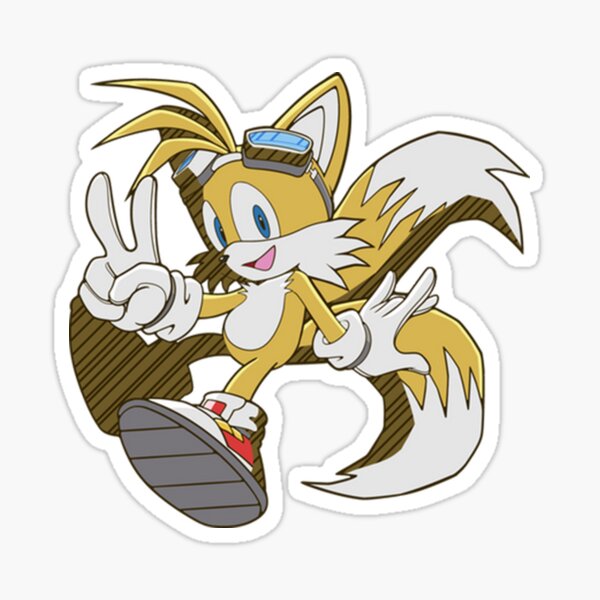 Vista previa del artículo con la obra «Tails Sonic el erizo», diseñado y vendido por Skel-Draws.