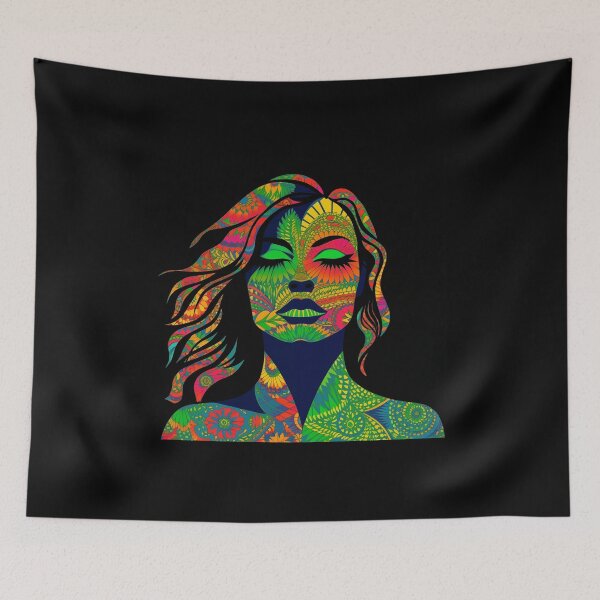 Item preview, Abstract Jungle Girl designed and sold by CoolMantras.