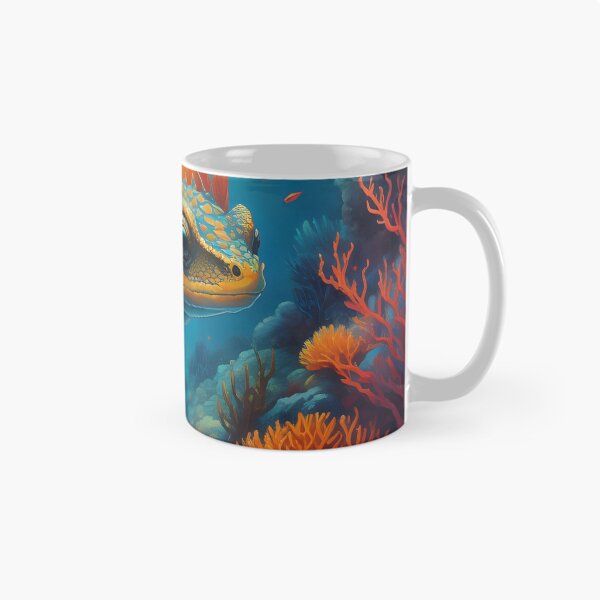 Item preview,  Fiery Lizard Exploring the Ocean’s Depths designed and sold by greygoul.