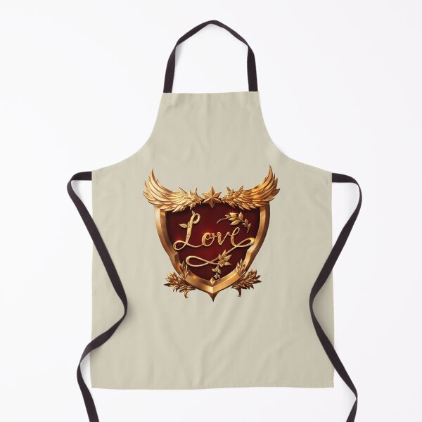 Item preview, Realistic Golden Ornamental Emblem with Word Love designed and sold by bagstudio.