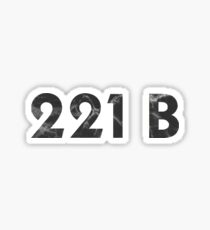 221 B Sticker