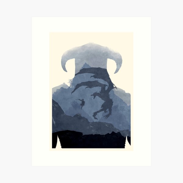 Dragon (No Text) Art Print