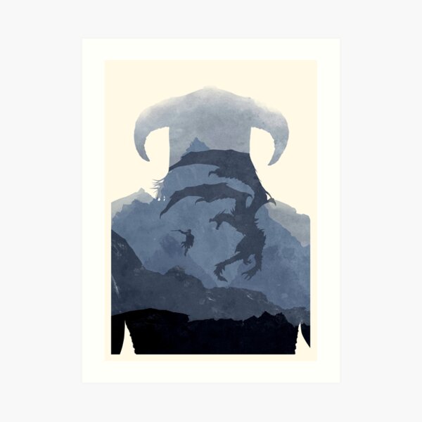 Dragon (No Text) Art Print