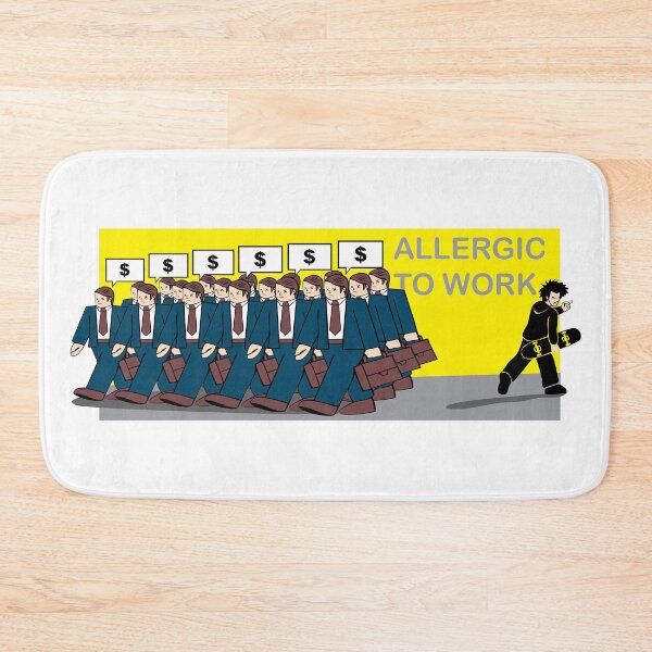 Item preview, Allergic to work - skateboarding designed and sold by Paintbase.