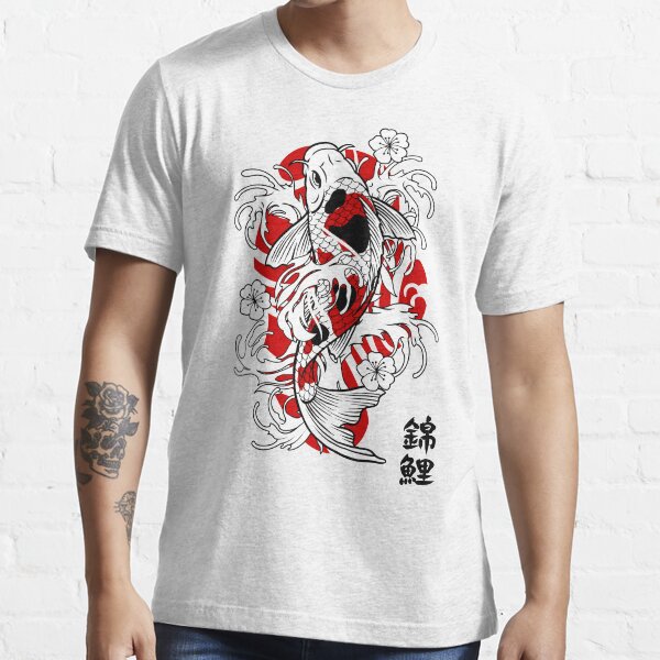 Vista previa del artículo con la obra «Pez Koi Rojo», diseñado y vendido por Faissal Thomass.