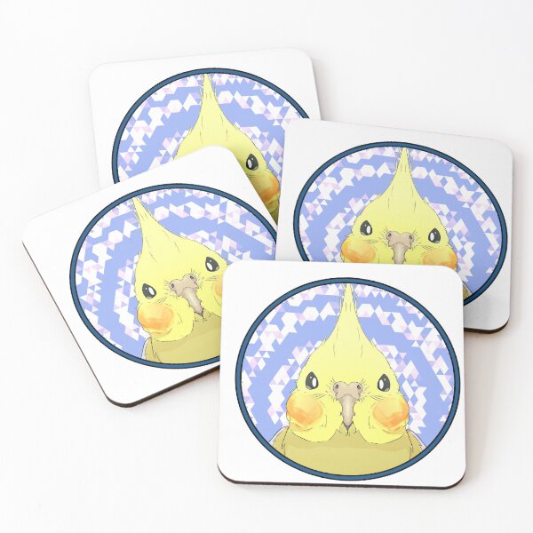 Item preview, Fluffenchops Cockatiel: Pied designed and sold by FeathersArts.