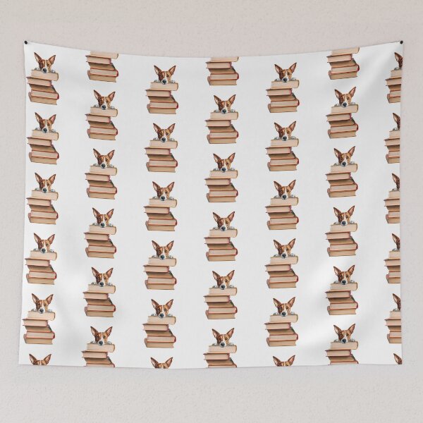 Item preview, Basenji And Books designed and sold by TheAnimalZ00.