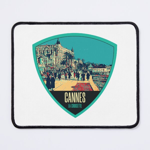 Item preview, Retro-vintage illustration of Cannes La Croisette, French Riviera designed and sold by Lemomo-artworks.
