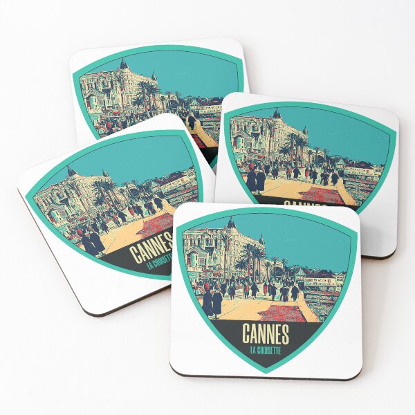 Item preview, Retro-vintage illustration of Cannes La Croisette, French Riviera designed and sold by Lemomo-artworks.
