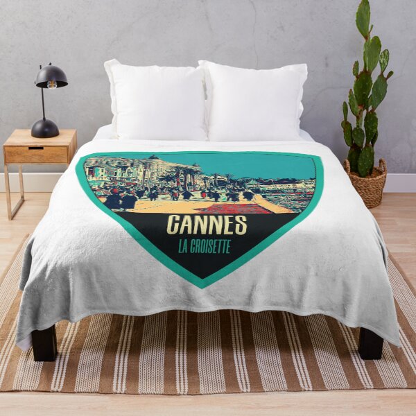 Item preview, Retro-vintage illustration of Cannes La Croisette, French Riviera designed and sold by Lemomo-artworks.