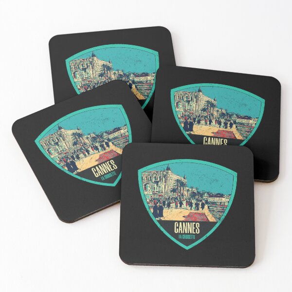 Item preview, Retro-vintage illustration of Cannes La Croisette, French Riviera designed and sold by Lemomo-artworks.