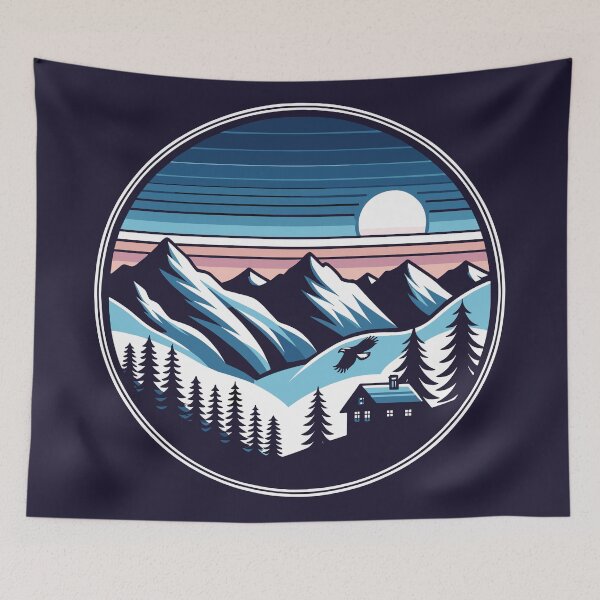 Item preview, Alpine Dawn: Serenity in the French Alps designed and sold by Granola Souls.
